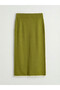 Two Mt Shop Quality Elastic Waist Slit Knitwear Pencil Skirt - 6