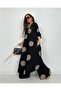 Glow Embroidered Kimono Set Long Maxi Length Shirt and Pants Set - 4