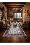 Hand Knitted Gorgeous Kayseri Rug, Rug Decoration for Your Song Corner, Rug for Children's Room 182 X 114 cm Cefri̇ - 8