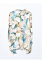 Lcw Modest Mixed Shirt Collar Patterned Satin Women's Tunic - 7