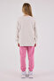 4-15 Years Old Licensed Us Polo Assn Girl's Set-Ecru - 2