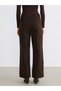 Alita City Lcw Modest Brown Denim Straight Wideleg High Waist Wide Leg Women's Jean Pantolo - 4