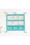 Baby 9 Pocket Tied Crib Side Organizer (green) - 3