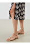 Original Elastic Waist Patterned Slit Skirt - 3