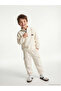 Lcw Kids Beige Elastic Waist Boys Jogger Tracksuit Bottom 2 Pcs
