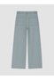 Alita City High Waist Wideleg Women's Jean Pants with a Difference in Color - 6