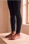 Rubber Detailed Children's Tights Black
