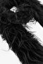 Black Gemma Soft Textured Scarf - 2