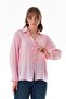 Buttoned Loose Shirt with Tie Front