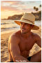 Classic Striped Straw Fedora Hat – Summer Beach and Travel Hat - 3