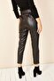 Leather Carrot Pants - 5