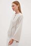 Single Button Sleeve Slit Jacket - 5