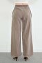 Elastic Waist Pocket Palazzo Trousers - 8