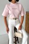 Crep Women's Strawberry Matcha Front and Back Printed Oversize T-Shirt 100% Cotton - 6