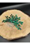 Fully Handmade Crystal Stone Stylish and Elegant Engagement Henna and Bindall Crown and Hair Accessory - 4