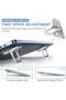 Laptop Stands,2-Pack Foldable Mini Notebook Stand,Ultra Thin,Adjustable,Invisible,Silver,for Desk,Computer,Keyboard - 3