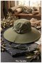 Unisex Wide Brim Safari Hat (44 cm Diameter) - Water Repellent Uv Protection Mountaineering, Camping and Fishing Hat (Brim 12 cm) - 3