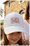 100% Cotton, Hat with Stone Accessories for Young Girls (Ages 9-15) (Size 53-56 cm) - 2