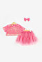 Fuchsia Double Suit with Sequin Detail on Tulle Skirt - Freya - 4