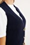 Buttoned Knitwear Vest - 7