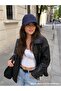 Plain Basic Navy Blue Baseball Cap Unisex Adjustable Cap