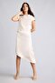 Asymmetrical Regular Waist Satin Midi Skirt I1849Ax26Au - 6