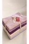 Pastel Aura 100% Cotton 6-Piece Face Towel Set 50X90 cm Soft Textured Absorbent Bath Towel Multi-Colored - 6