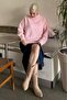 Pink Turtleneck Women's Knit Sweater Mg2535 - 7
