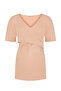 Dried Rose Mama Pregnant Creamy Envelope T-Shirt - 6