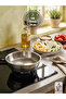 Ideal Steel Oil Pan 24 cm |   18/10 Stainless |   Induction Compatible