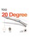 1 piece Dental Surgical Handpiece 20 Degree Angle Micro Surgery Straight Handpiece1:1 Dental Surgica