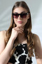 Women's Uv400 Black Wayfare Glass Sunglasses 23010 C2 Light Color - 4