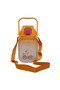 Vgn2275-T Orange 1100ml Children's Water Bottle with Straw/Without Straw - with Hanger