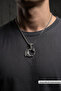 Winged Dragon Handcrafted Stainless Steel Chain Men's Necklace - 2