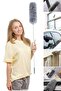 ® شرابة غبار زاوية قابلة للانحناء تلسكوبية بحجم عملاق 280 سم