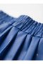 Girl's Lace Detailed Blouse Leather Pleated Skirt 2-Piece Set - 5