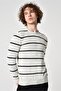 Striped Cotton Sweater (E22-5703) - 2