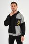 Oversize Color-Block Hooded Sweatshirt (E20-152703) - 2