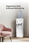 Water Dispenser with Cup Holder Top Loading with Bottom Cabinet Hot & Cold 2 Taps white - 4