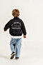 Boy's Bomber Jacket, Shirt, Wide Leg Jeans, 3-Piece Set 9102 Spr - 4