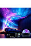 black New Arctic Ripple Dynamic Light Shadow Starry Sky Lamp, Romantic Mood Night Light for Bedroom, - 2
