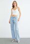 Stone Embellished Palazzo Jeans - 4