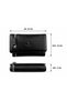Men's Genuine Leather Zippered Multi-Compartment Card Holder Wallet - 3