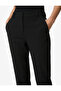 High Waist Slim Fit Cigarette Pants with Pockets - 5