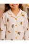 Girls and Boys Character Patterned Cotton Buttoned Pajama Set - 3