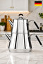Pyramid Medium Size Silicone Handle Steel Teapot