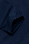 Men's Celso Long Sleeve Buttoned O-Neck Unprinted Combed Cotton T-Shirt Dark Blue - 6