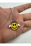 Smiling Angel Emoji Figured Necklace – Cheerful and Sparkling Jewelry with 60 cm Chain - 2