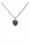 Blue Shield Figured Necklace with 60 cm Chain |   Unisex Fantastic and Protective Symbol Jewelry