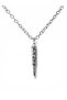 Kanas Bullet Figured Necklace – Silver Color Sniper Themed Unisex Metal Jewelry